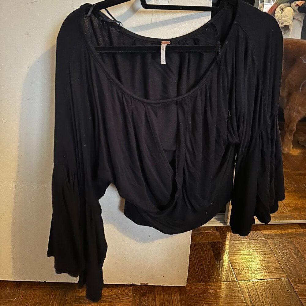 Free People Black Longsleeve